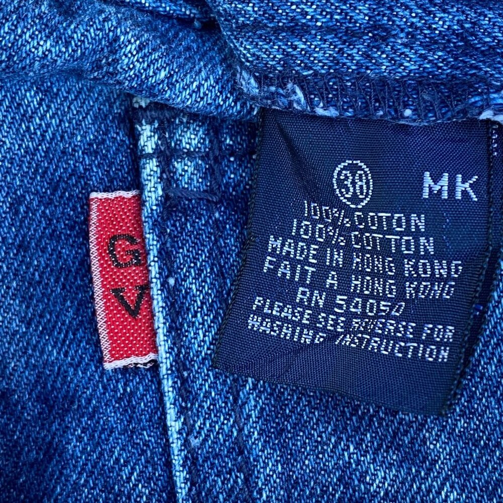 GLORIA VANDERBILT Mom Jeans Size 38 High Waist 38"W 28”I Medium Wash Vtg 80s 90s - Picture 4 of 12
